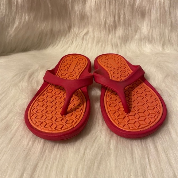 Pink‎ Flip Flops Womens Size 6 Open Toe Sandals Shoes - Picture 3 of 5